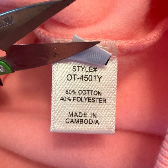 Judith March Sweatshirt Strawberry Pink Pullover Rhinestone Funky Artsy Large - Picture 9 of 12